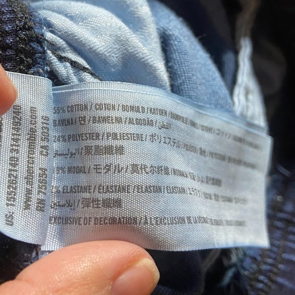 Abercrombie & Fitch cropped jogger jeans midrise sz Small - Picture 10 of 10